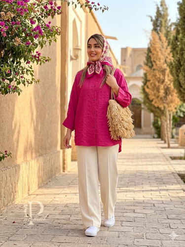 شومیز مانتویی چرخی