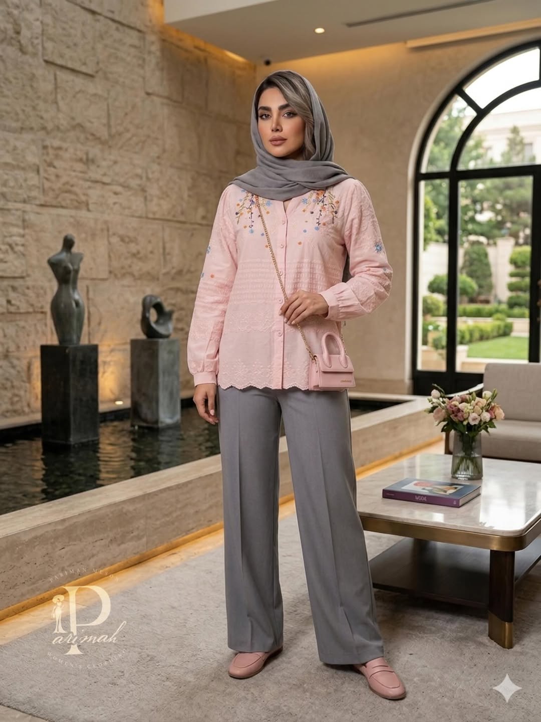 شومیز گلدوزی