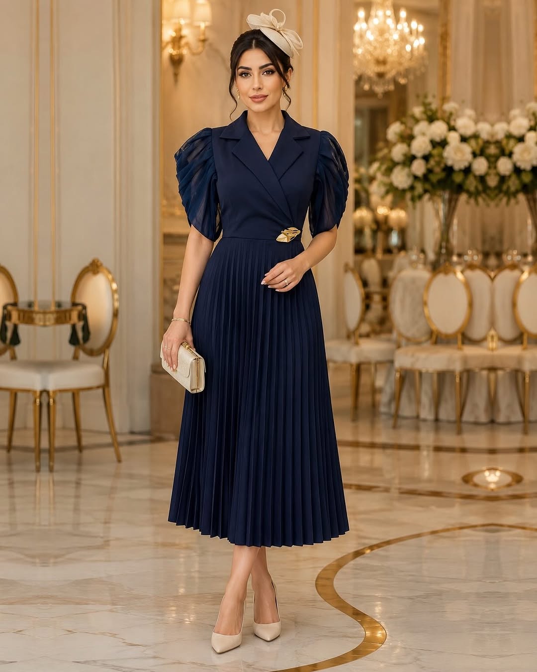 پیراهن پیلیسه میدی