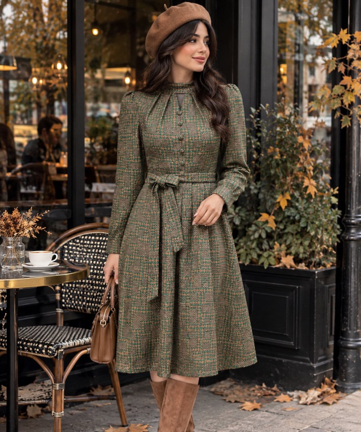 پیراهن میدی پاییزه وارداتی